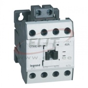 Kontaktor CTX³, 18.5kW 40/60A 4x400VAC, cv 230VAC, TS35, panel mount, Legrand