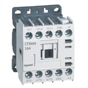 Minikontaktor CTXmini, 7.5kW 16/20A 3x400VAC, 1NC 10A 240VAC, cv 230VAC, TS35/ panel mount