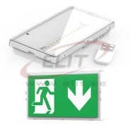 Turvavalgusti SAFE 65 LED 3W 4000K 230lm, 3h Li(CoNiMn)O2, NM/M, MT/AT/RT, IP65 IK09, pind ja süvispaigaldus, märgistega, MaxPro