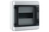 Plastkilp VORTEX, 12M, Ui= 1500V AC/DC, PEN 12+12, 259x298x140mm, PC/ABS, -25..60°C, UV-stable, HF, cl. II, IP65 IK10, Maxpro, kirgas, hall