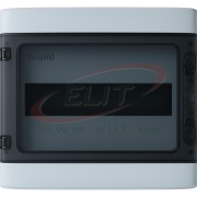 Plastkilp VORTEX, 18M, Ui= 1500V AC/DC, PEN 18+18, 286x411x138mm, PC/ABS, -25..60°C, UV-stable, HF, cl. II, IP65 IK10, Maxpro, kirgas, hall