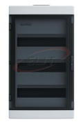 Plastkilp VORTEX, 36M, Ui= 1500V AC/DC, 2x PEN 12+12, 595x300x147mm, PC/ABS, -25..60°C, UV-stable, HF, cl. II, IP65 IK10, Maxpro, kirgas, hall
