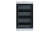 Plastkilp VORTEX, 36M, Ui= 1500V AC/DC, 2x PEN 12+12, 595x300x147mm, PC/ABS, -25..60°C, UV-stable, HF, cl. II, IP65 IK10, Maxpro, kirgas, hall