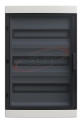 Plastkilp VORTEX, 54M, Ui= 1500V AC/DC, 2x PEN 18+18, 595x414x148mm, PC/ABS, -25..60°C, UV-stable, HF, cl. II, IP65 IK10, Maxpro, kirgas, hall