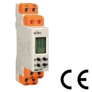 Aegrelee 600DT, LCD, 15 funktsiooni, 0.1s..10h, 1SPDT 8A 250VAC, jp 20..240VAC/DC, 17.5mm, TS35, Selec