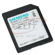 Simatic MM Memory Card, 128MB multi media card for OP 77B, TP/OP 177B, TP/OP 277, C7-635, MP 177, MP 277, MP 377, mobile panel 177, mobile panel 277, all other HMI panels w. MM slot Further information, Siemens