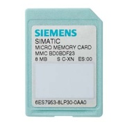Simatic S7, Micro Memory Card, S7-300/ C7/ ET200, 3.3V NFlash, 2Mbytes