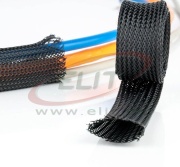 Köidissukk PG3, ø3..7mm, polyester PET HB, -50..150°C, HF, highly flexible, 100m/pck, must