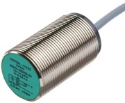 Inductive Sensor NBB10-30GM50-WS, M30 flush, Sn 10mm, NO, Sf 20Hz, LED, -25..70°C, nickel-plated brass, PBT, 2-wire, 2m PVC cable, 20..253VAC, IP67, Pepperl+Fuchs