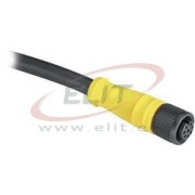 DC Micro Cordset Guardmaster 889D, M12 8pin socket » M12 8pin plug, 1.5A 30VAC/36VDC, -20..80°C, 20m PVC cable, IP65, NEMA4, Allen-Bradley