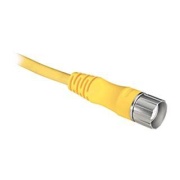 Cordset 889M, male M23/90° 19pin » flying-lead, 6A 300V, -20..105°C, PUR, nickel-plated brass, PUR, L2m, IP67/68, Allen-Bradley, yellow