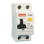 *Kombikaitselüliti EPBM2, 1C+N 10A 30mA 10kA, type AC, 2M, tumesinine hoob, 1..10mm², MaxGE