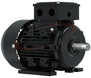 IEC Sükroonmootor EVPM, 1.1kW 4.9A 3x230VAC±15%, 7Nm, 3000rpm, IMB3, IE4, size 63, IP55, Eura