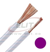 Juhe H05V-K, 0.75mm² 300/500V -40..70°C, 100m/pck, violet
