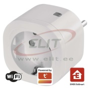 GoSmart WiFi pistikupesa IP-3002S, P5531, schuko 16A (2.5A) 240VAC 3680W IP-3002S, Bluetooth, 2,4 GHz WIFI IEEE 802.11b/g/n, Tuya, Android, iOS, valge, Emos