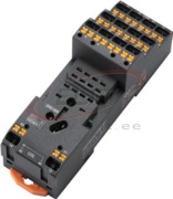 Releepesa SKC14-ST, SK4P, SK36F, 4P 8A 300V, push-in, RKE 4CO releed, kompl. plastklamber, marker, UL/TÜV/CE, 10pcs/pck, TS35
