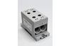 Hargnemisklemm Al/Cu TBA, 1P (4holes) 35-95mm² 440/490A 1000VAC/1500VDC, 35mm DIN-rail, panel mount, grey