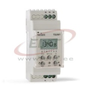 Programmkell TS2M1-1, LCD, week| 50 on-off steps, 1CO 16A 250VAC, cv 230VAC ±10%, TS35