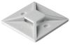 Liimankur MB 2828, 28x28mm, 80N, -40..85°C, Polyamide 6.6, UL94 V2, 100pcs/pck, valge