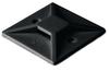 Liimankur MB 1212, 12x12mm, 80N, -40..85°C, Polyamide 6.6, UL94 V2, UV resistant, 100pcs/pck, must