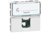 Pistikupesa Mosaic, mech.| RJ12| 6contacts, ¼ turn terminal, 2M, Legrand, valge
