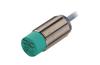 Inductive Sensor NBN8-18GM40-Z0, M18 non-flush, sn 8mm, NO, sf 500Hz, LED, -25..70°C, nickel-plated brass, PBT, 2m PVC cable 2x0.34mm², 5..60VDC, IP67, Pepperl+Fuchs