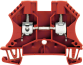 Kruvi-riviklemm WDU 2.5 RT, 2.5mm² 24A 800V, punane
