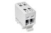 Hargnemisklemm Al/Cu UK16/2A, 1P (4holes) 1.5-16mm² 150/164A 1000VAC/ 1500VDC, Hex4 1.5Nm 1.5mm²/ 3.5Nm 2.5..6mm²/ 7Nm 10..16mm², TS35, hall
