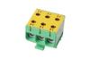 Hargnemisklemm UK50/3PE, 1P (6ava) 2.5-50mm² 145/160A, 5pcs/pck, TS35, MaxPRO, koro