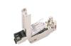 Industrial Ethernet FastConnect RJ45 Plug 180 2x 2, RJ45 plug-in 10/100Mbit/s, rugged metal housing, FC connecting, IE FC cable 2x 2, 180° cable outlet, 10pc/1pck