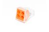 Harukarbiklemm WCT, 4x 0.75..2.5mm² 32A 400V, transparent/orange