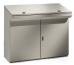 Juhtpult ZBA, 1000Wx1000Hx400D, double front doors, upper panel, TS35, gas springs, mounting plate, adj. cable entry, doors w. ø3mm double bar closing system, CE/UL, IP55 IK10, NEMA12, hall