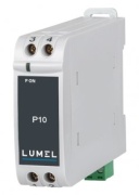 DC Transducer P10, input 0..300VDC, output 4..20mA, galvanic isolation between input/output/supply circuit, sv 60..300VAC/DC, TS35