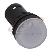 Pilot Light Osmoz, head| ø22.5mm, LED 24VAC/DC, IP66/69K IK05, white