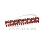 Marker CAB3, 4..6mm², 2, strip 20pcs, red