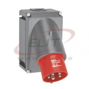 Panel-Mount Flange Inlet Hypra, 3P+N+E 32A 415VAC, plastic, IP44, Legrand