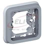 FM Support Frame Plexo, 1gang, IP55, Legrand, grey