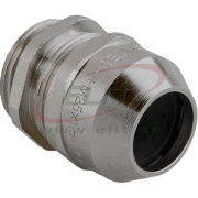 Cable Gland Syntec, M12x1.5, ø3..7mm| 1piece sealing insert, wrench 15mm, thread 5mm, -40..100°C, nickel-plated brass, TPE, NBR, PA6, incl. O-ring, CE/UL/VDE, IP68, Agro