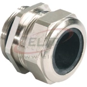 Cable Gland Progress MS, M25x1.5, ø9.5..12.5mm| 1piece sealing insert, overall length insulated, wrench 30mm, thread 5mm, -40..100°C, nickel-plated brass, TPE, NBR, incl. O-ring, CE/UL/VDE, IP68/69, Agro