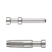 Crimp Contact HDC-C-HE-SM0.75-1.00AG, male, 1mm², turned, copper alloy, Weidmüller