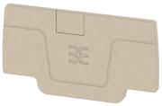 End Plate AEP 2C 2.5, beige