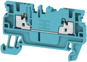 Feed-through Terminal A2C 2.5 BL, 1-tier, 2.5mm² 24A 800V, push-in, blue