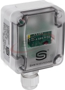 Twilight Sensor PhotasGard® AHKF-U, outdoor, ranges: 0..0.5/1/2/5/20/60kLux, output 0-10 V, polyamid, sv 24VAC/DC, IP65, grey