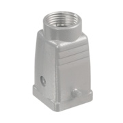 Hood HDC 04A TOLU 1M20G, size 1, cable entry from top, side-locking clamp on lower side, M20, IP65