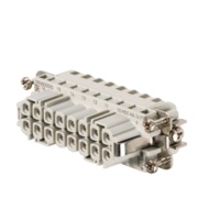 Insert HDC HA 16 FT, female, size 5, 16P 16A 250V, tension clamp, Weidmüller