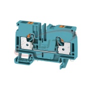 Feed-through Terminal Block A2C 6 BL, 1-tier, 6mm² 41A 800V, push-in, Weidmüller, blue