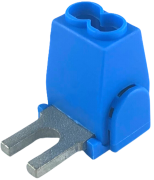 Busbar Connection Terminal AS/35-GN bl, 2.5..35mm², fork, blue