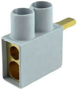 Feed-in Terminal AS/2x10 SN 0.5M PO, Al/Cu 2x 10mm² 40A 690V, grey