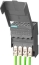 Scalance XF208, flat, Managed IE Switch, 8x 10/100 Mbit/s RJ45 ports, error signaling contact with set button, redundant PS, ProfiNet IO device, network management, redundancy manager integrated