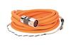 Power/Brake Cable Kinetix, SpeedTec DIN connector » flying-lead, 600V, 40m Continuous-Flex cable, 6x 10AWG, orange